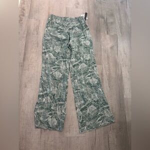 O'Neill Tropical Green Wide Leg Pants